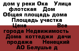 дом у реки Ока › Улица ­ флотская › Дом ­ 36 › Общая площадь дома ­ 60 › Площадь участка ­ 15 › Цена ­ 1 300 000 - Все города Недвижимость » Дома, коттеджи, дачи продажа   . Ненецкий АО,Белушье д.